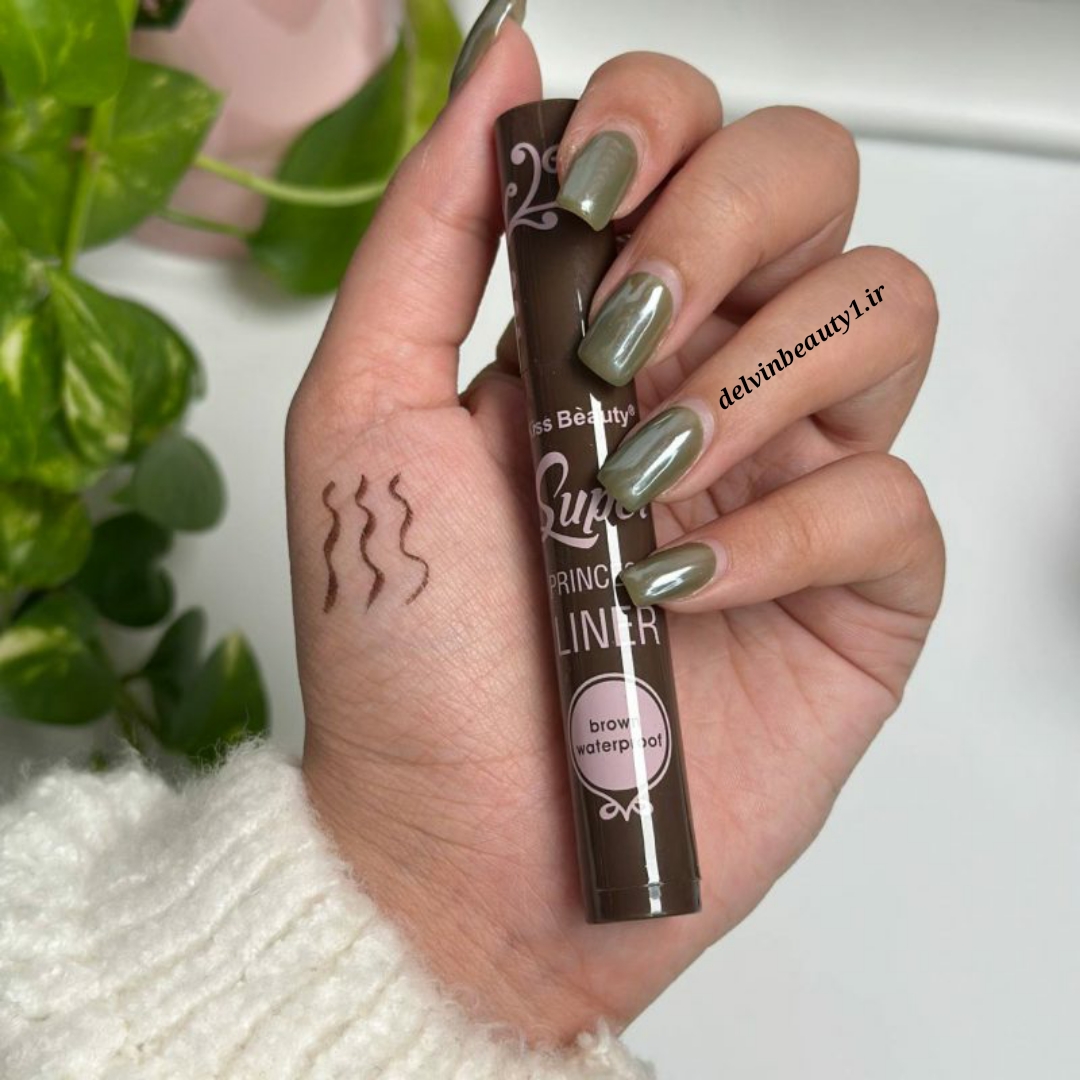 قیمت و خرید خط چشم ماژیکی قهوه ای کیس بیوتی KISS BEAUTY -  کد محصول 335