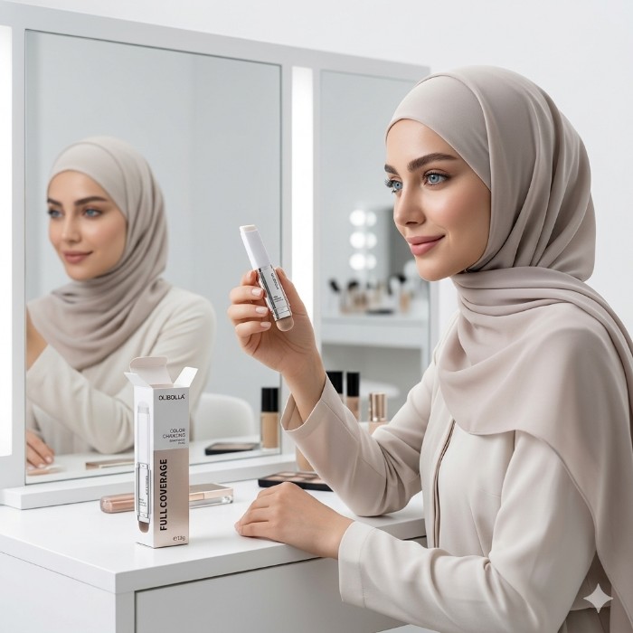 قیمت و خرید کرم پودر استیکی کالر چنج الروئل اولی بولا OLiBOLLA