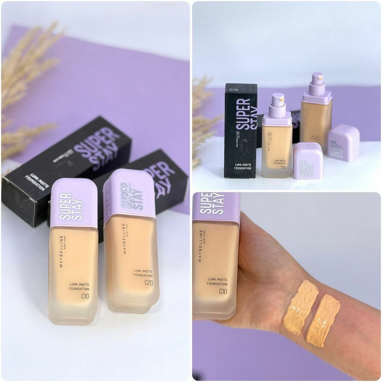 قیمت و خرید کرم پودر میبلین سوپر استی لومی مات Maybelline
