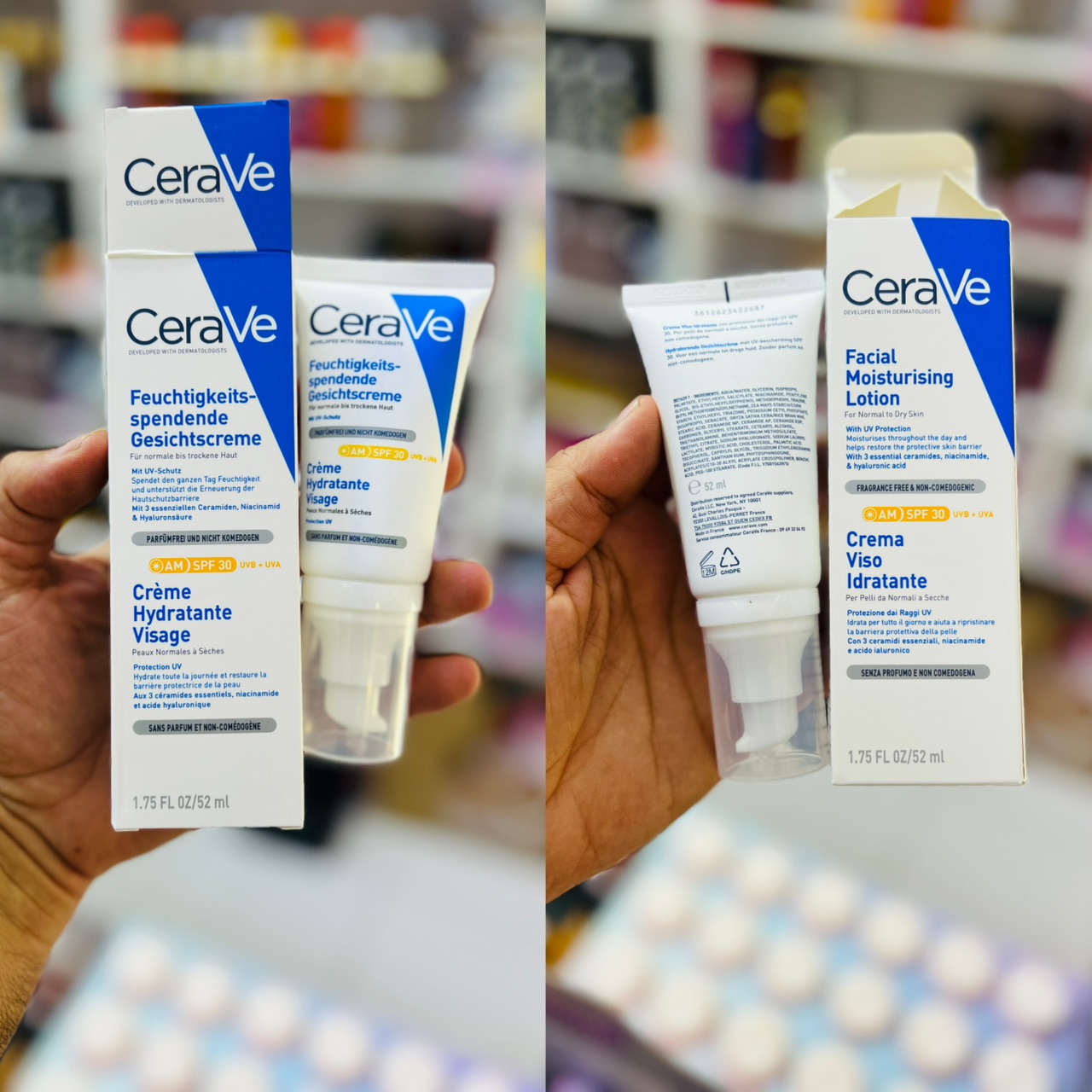 لوسیون مرطوب کننده روز سراوی ۵۲ میل SPF30 [پوست نرمال تا خشک]